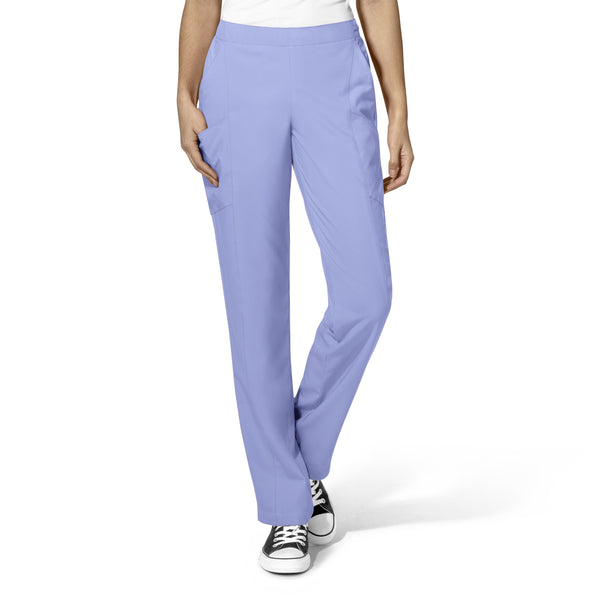 WonderWink W123 True-Plus Fit Women’s Flat Front Double Cargo Pant - Plus Sizes - Petite