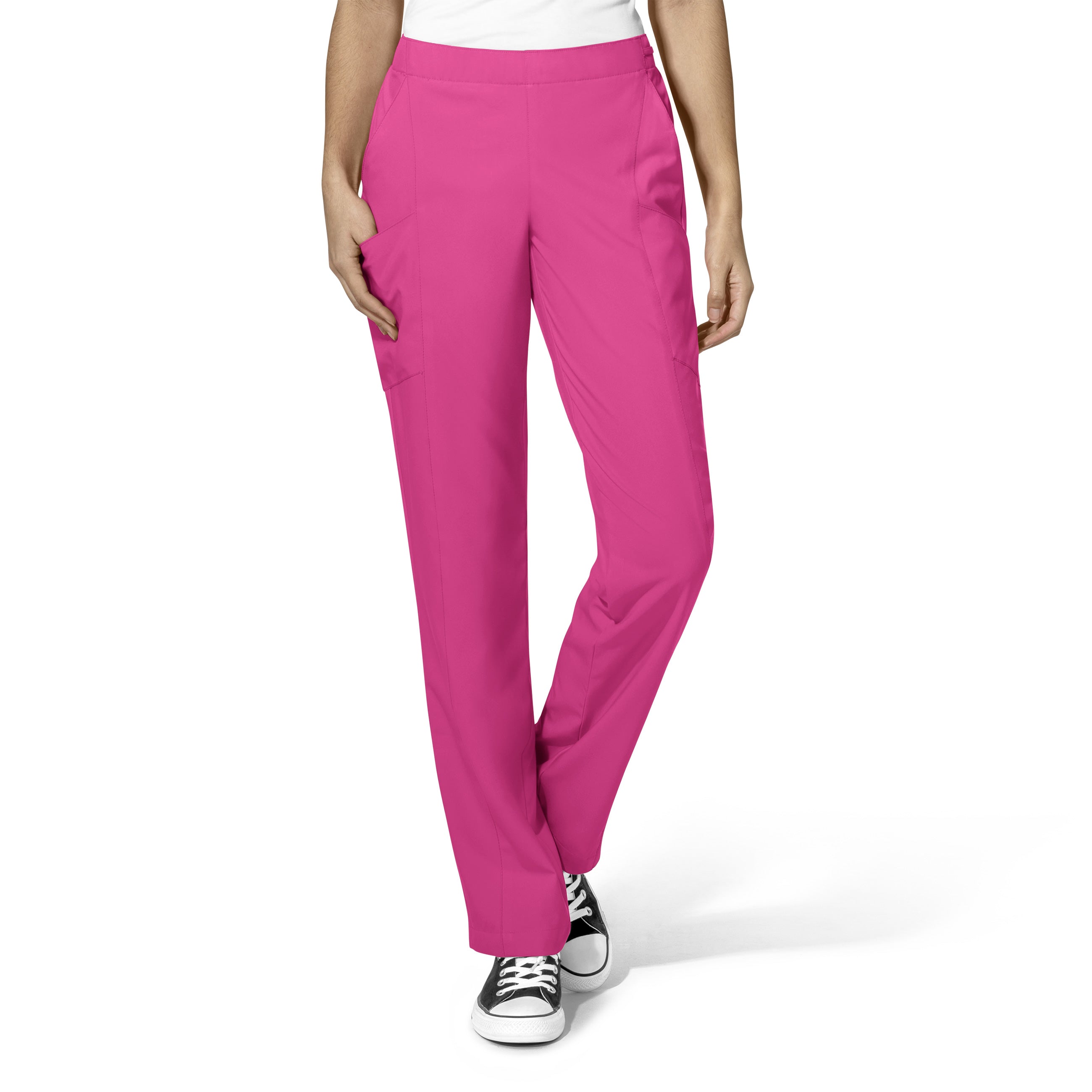 WonderWink W123 True-Plus Fit Women’s Flat Front Double Cargo Pant - Plus Sizes - Tall