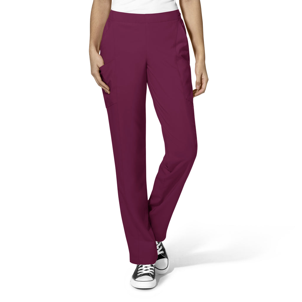 WonderWink W123 Women’s Flat Front Double Cargo Pant - Petite