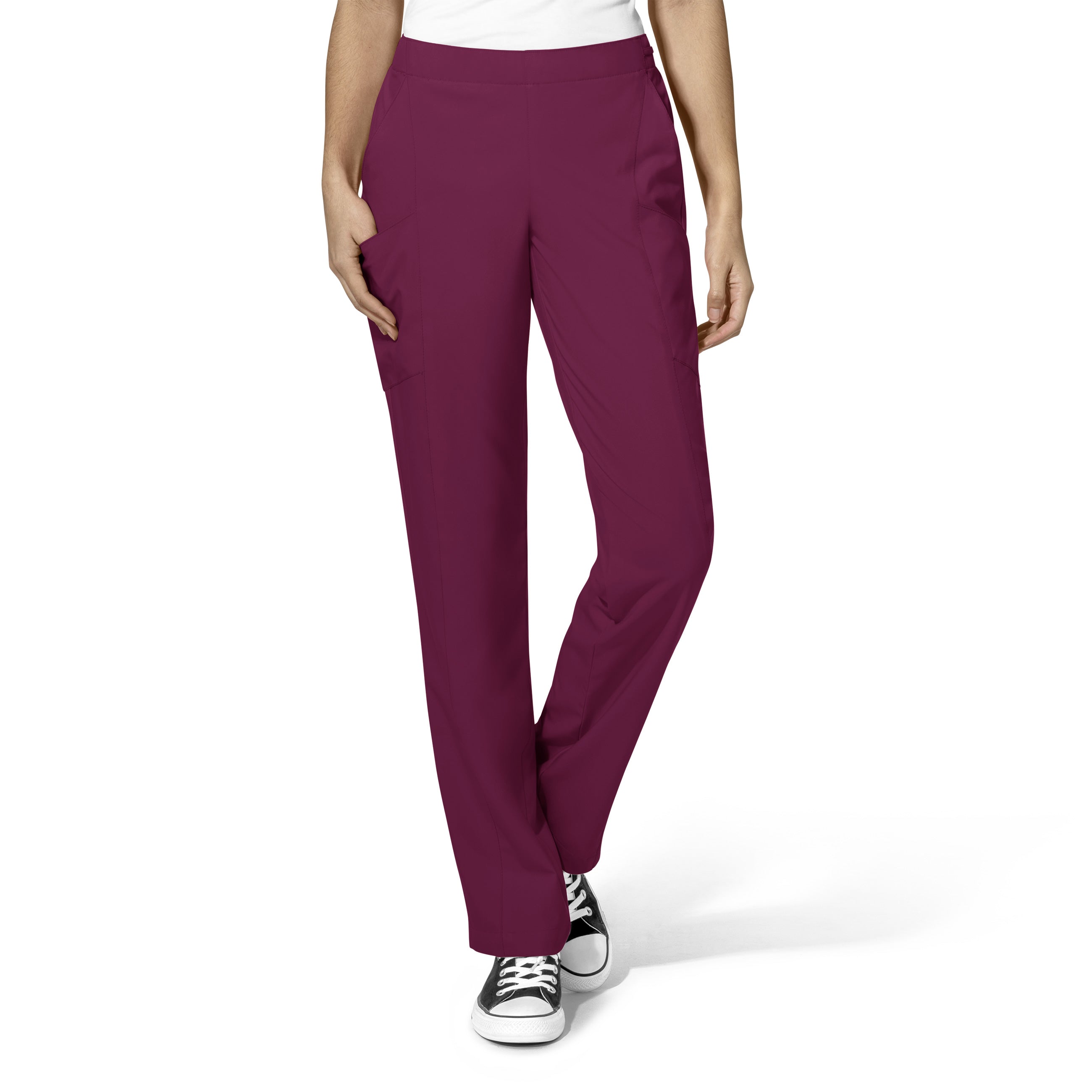WonderWink W123 True-Plus Fit Women’s Flat Front Double Cargo Pant - Plus Sizes - Petite