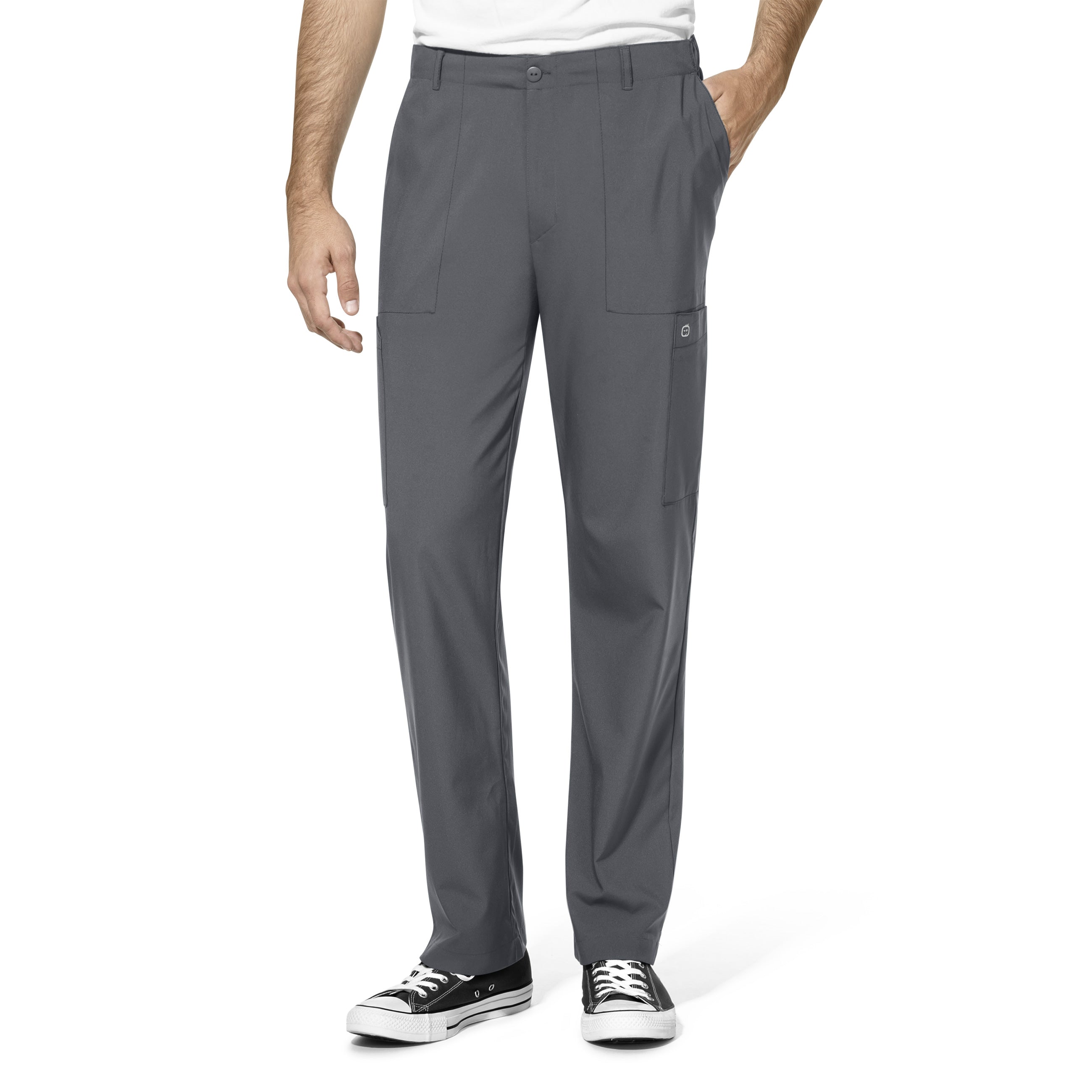 WonderWink W123 Men’s Flat Front Double Cargo Pant - Plus Sizes