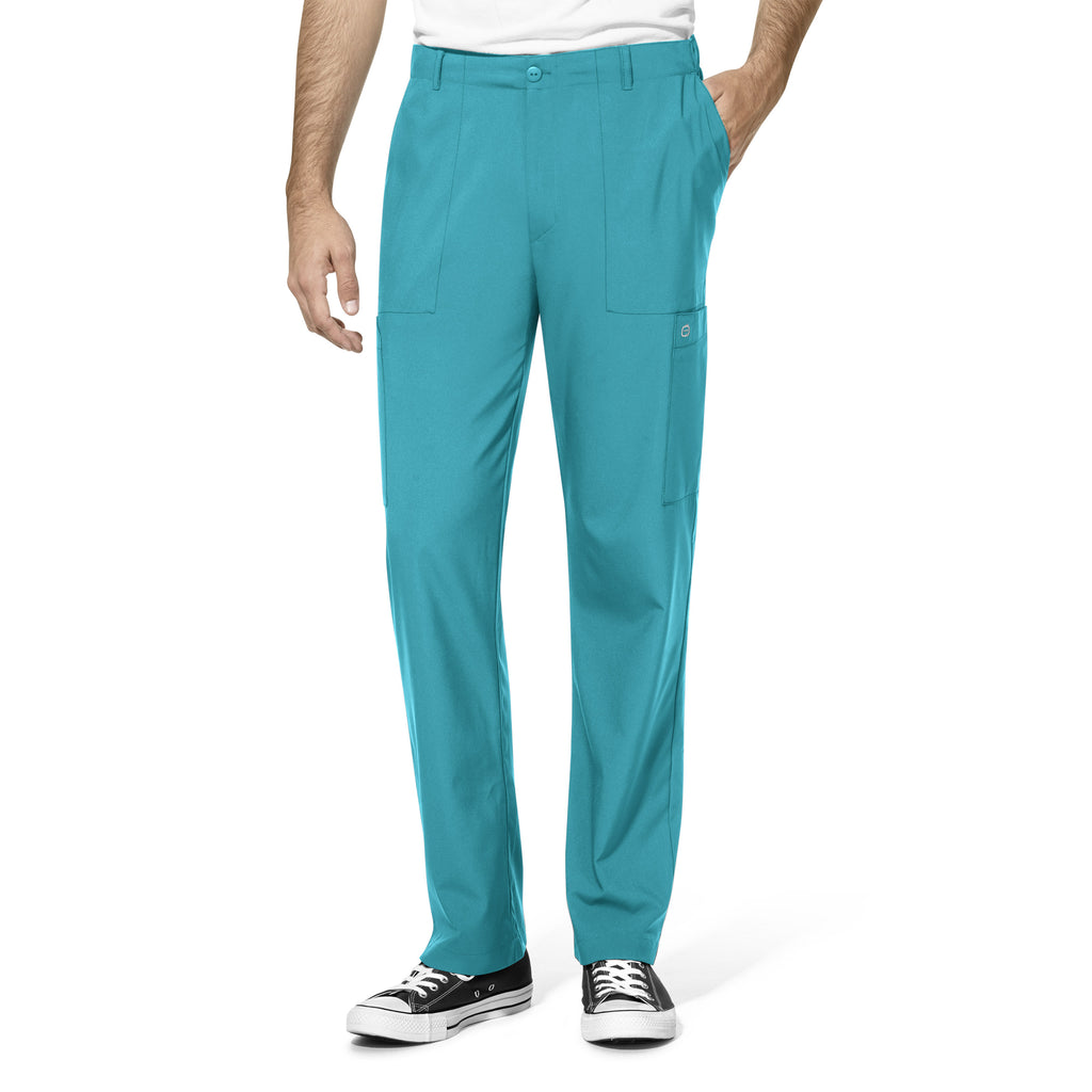WonderWink W123 Men’s Flat Front Double Cargo Pant - Plus Sizes