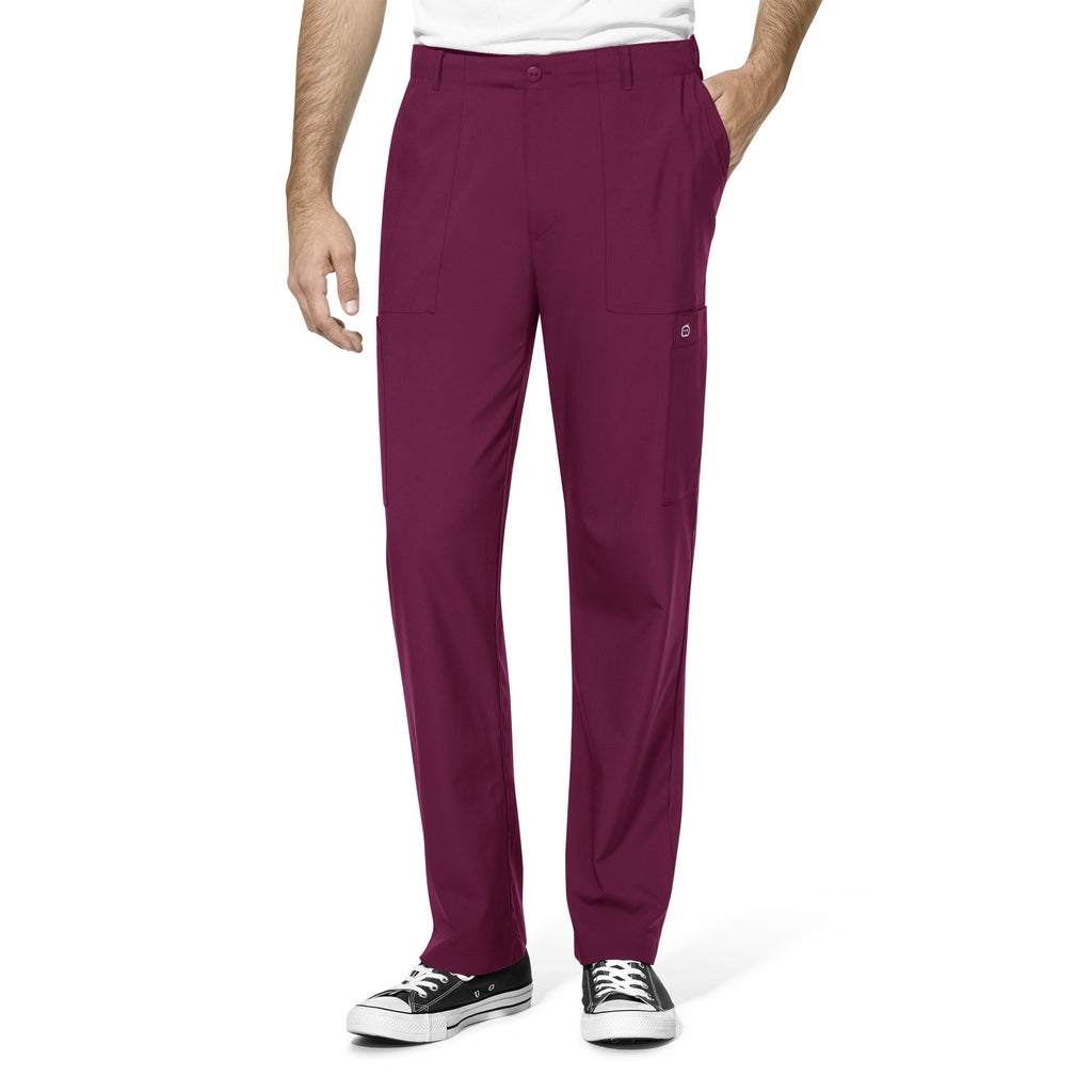 WonderWink W123 Men’s Flat Front Double Cargo Pant - Plus Sizes