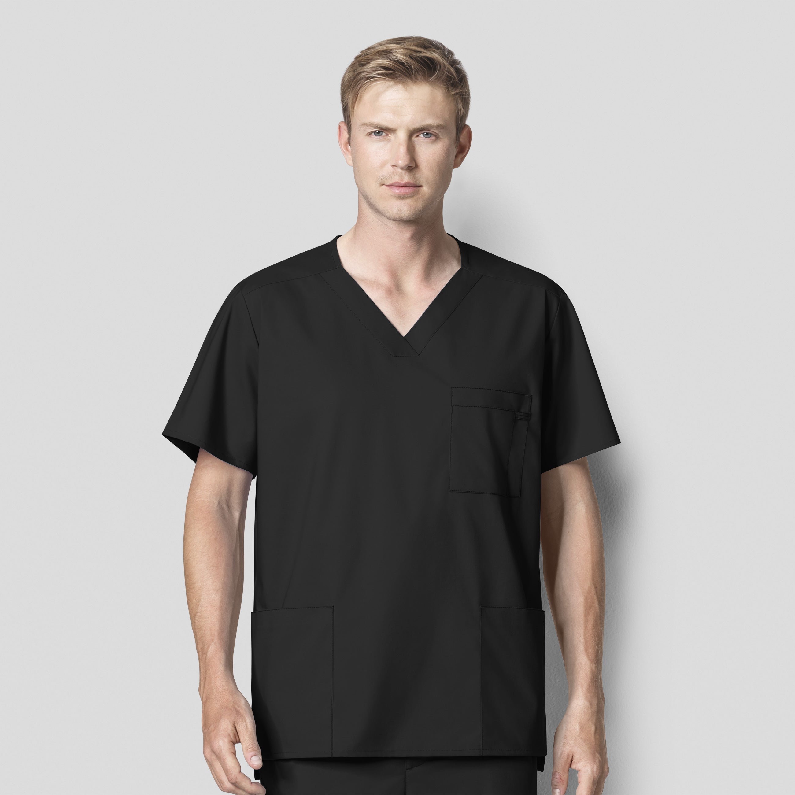 WonderWink WonderWORK Men's Multi-Pocket Top - Plus Sizes
