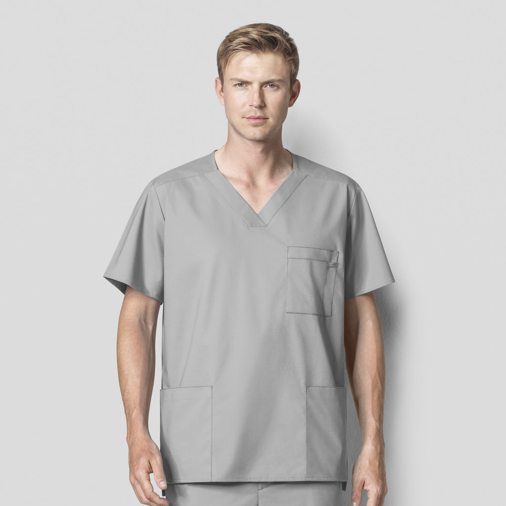 WonderWink WonderWORK Men's Multi-Pocket Top - Plus Sizes