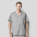 WonderWink WonderWORK Men's Multi-Pocket Top - Plus Sizes