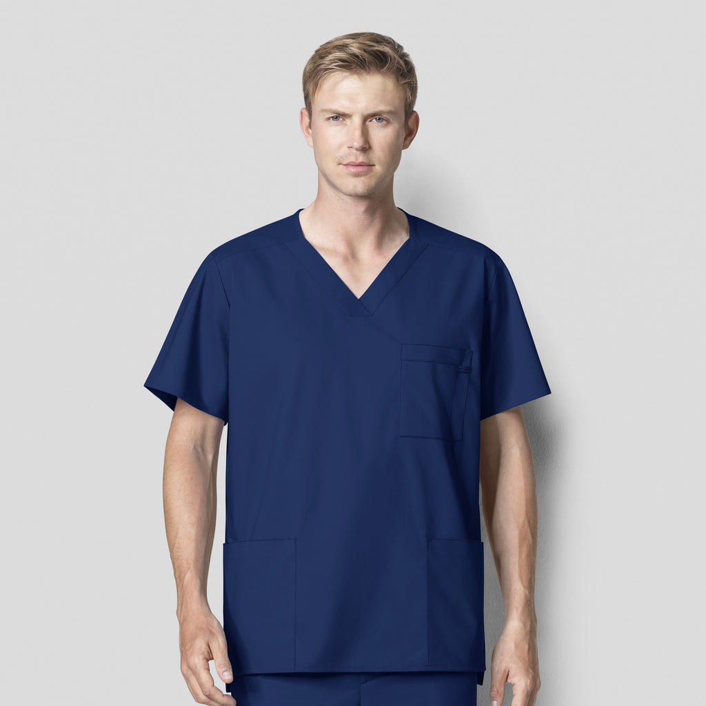 WonderWink WonderWORK Men's Multi-Pocket Top - Plus Sizes