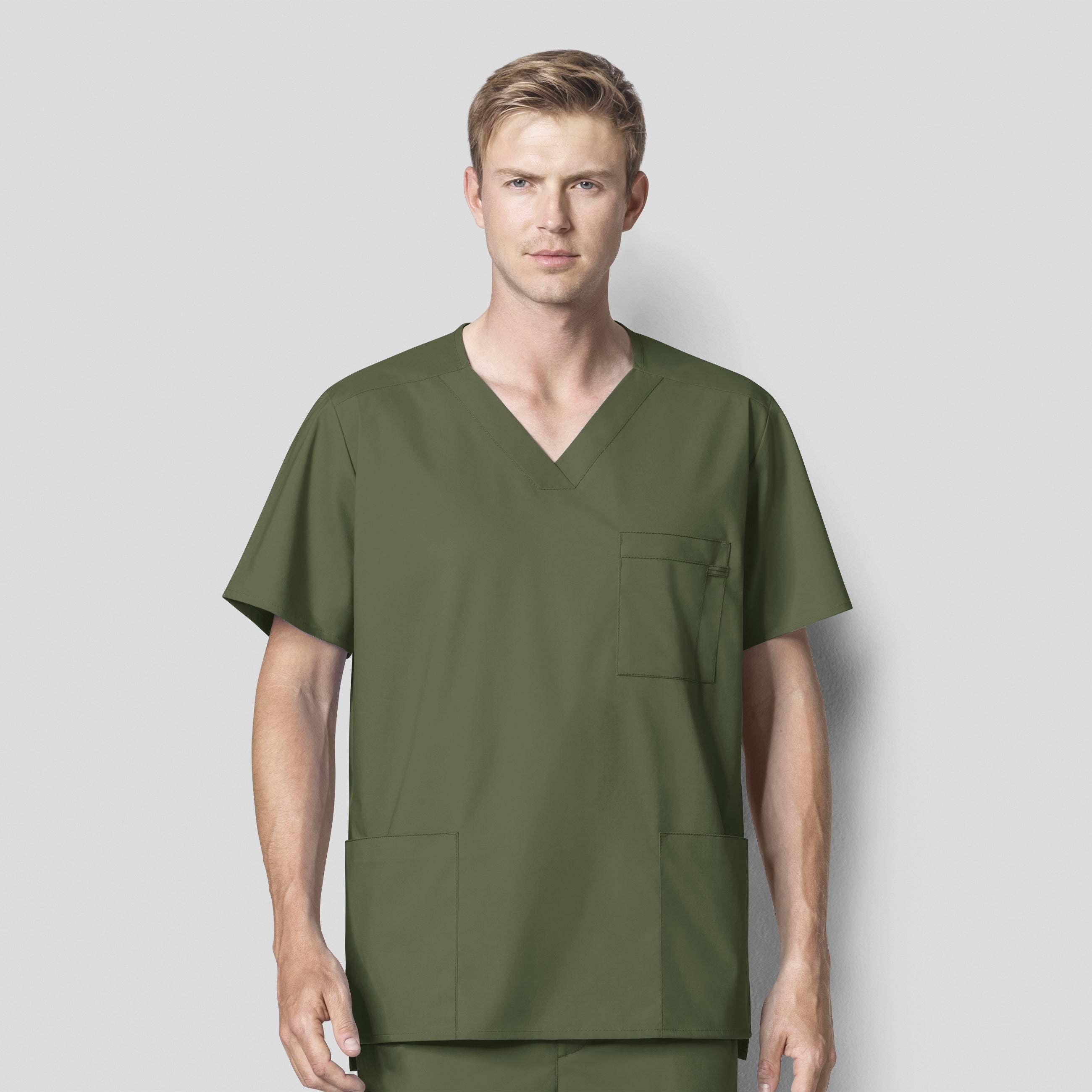 WonderWink WonderWORK Men's Multi-Pocket Top