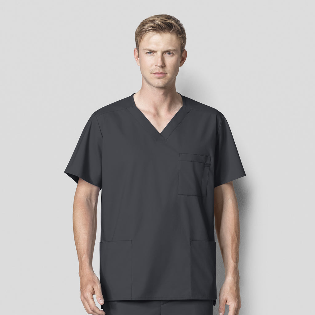 WonderWink WonderWORK Men's Multi-Pocket Top - Plus Sizes