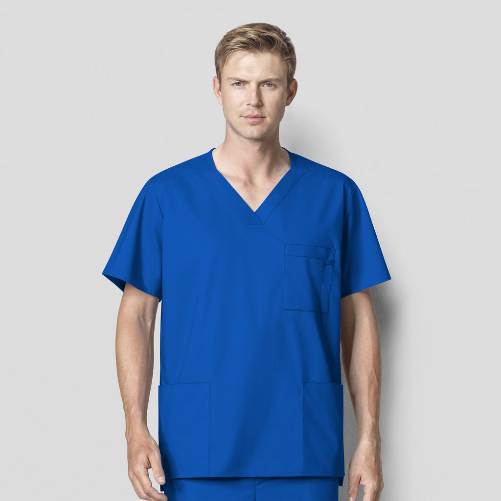 WonderWink WonderWORK Men's Multi-Pocket Top - Plus Sizes