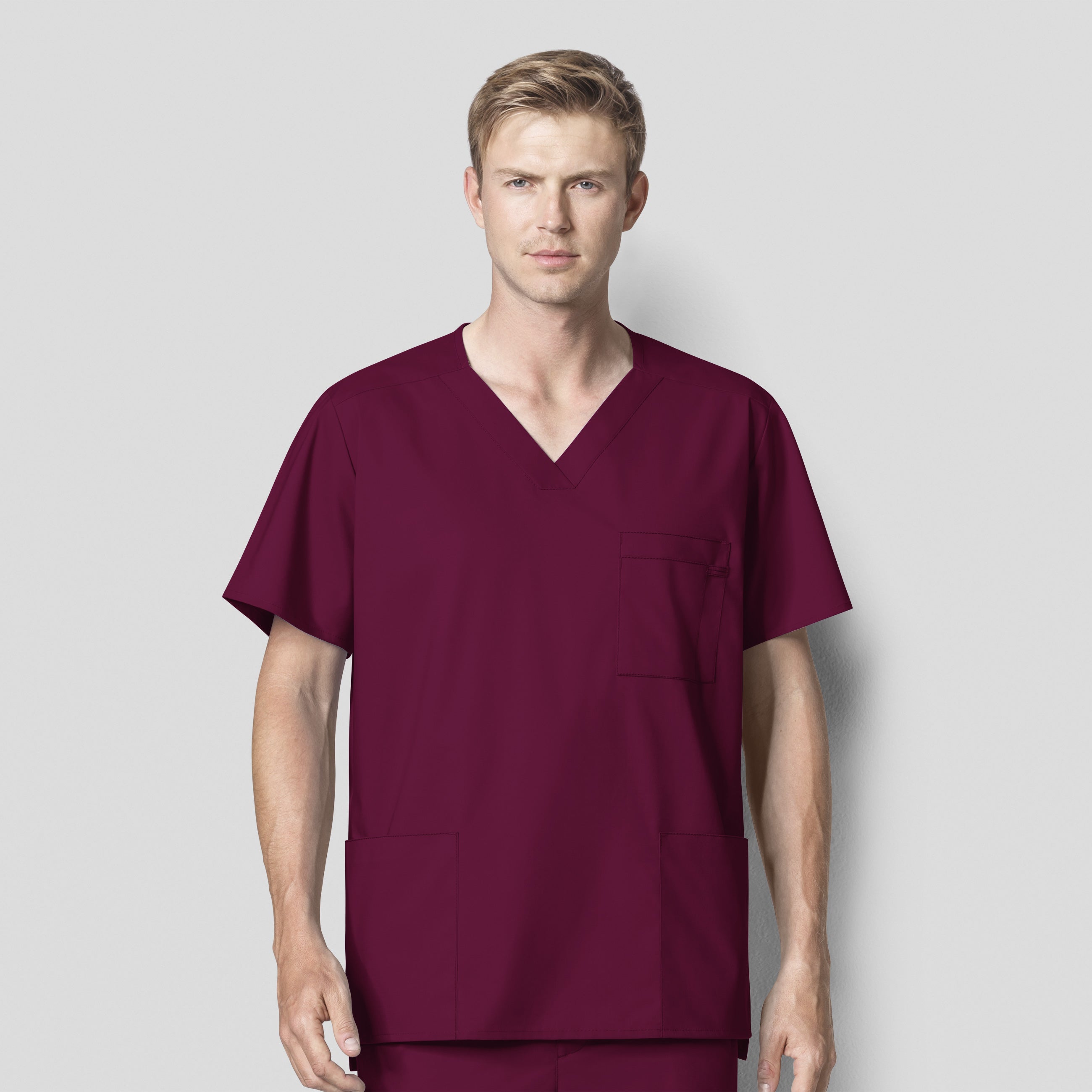 WonderWink WonderWORK Men's Multi-Pocket Top - Plus Sizes