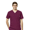 WonderWink W123 Men’s V-Neck Top - Plus Sizes