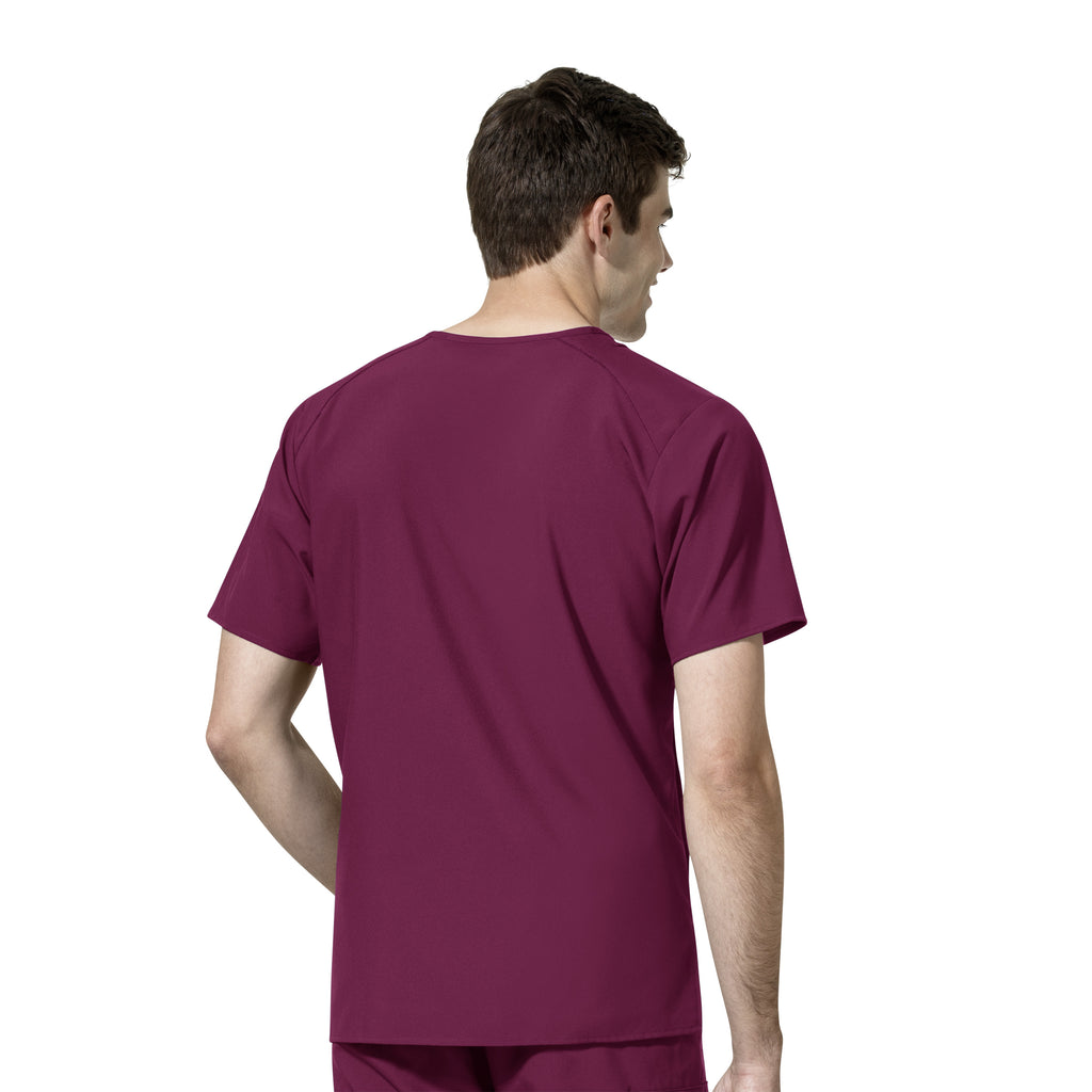 WonderWink W123 Men’s V-Neck Top - Plus Sizes