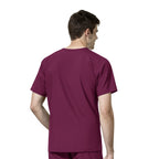 WonderWink W123 Men’s V-Neck Top - Plus Sizes
