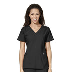 WonderWink W123 Women's Stylized V-neck Top