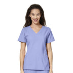 WonderWink W123 Women's Stylized V-neck Top