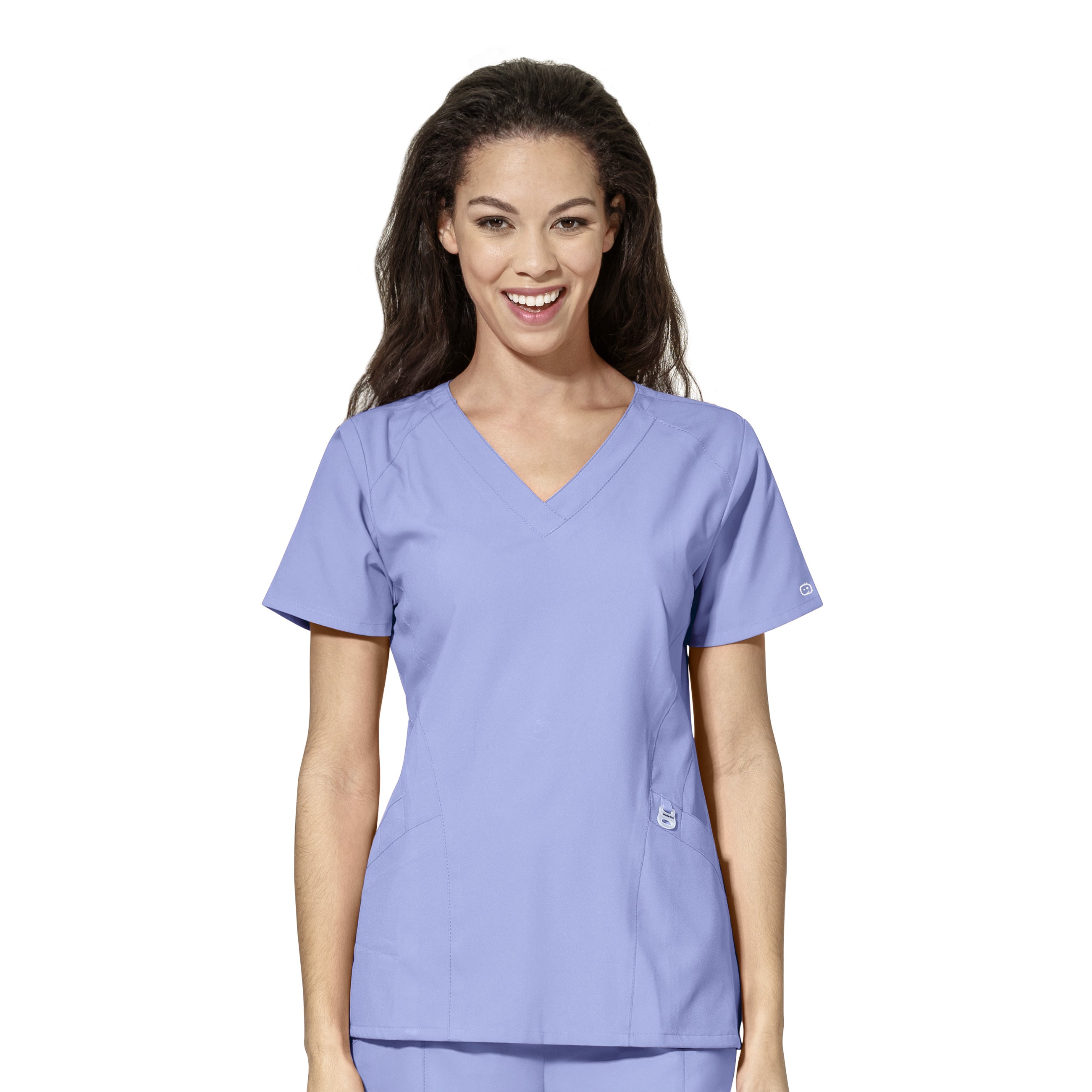 WonderWink W123 Women's Stylized V-neck Top