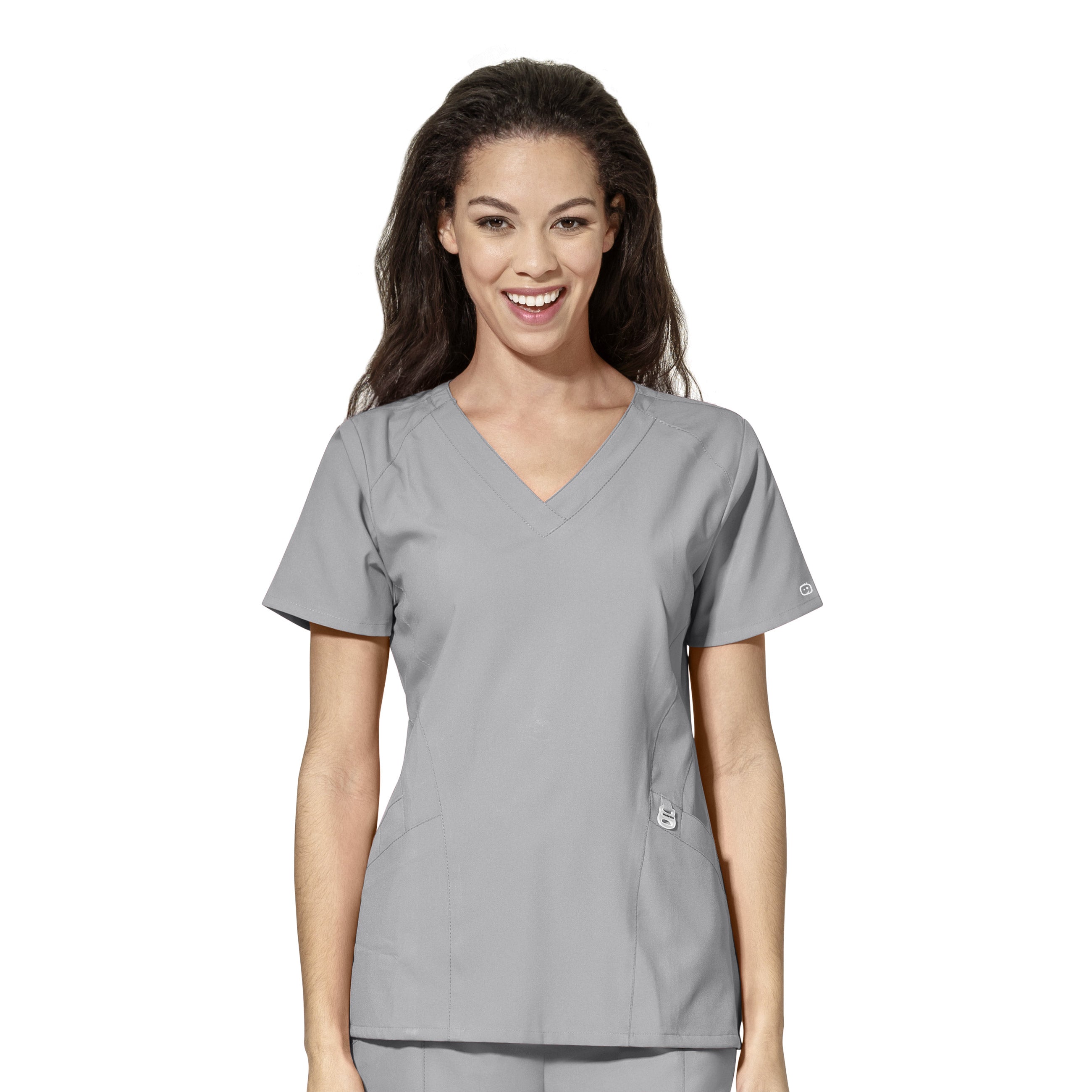 WonderWink W123 Women's Stylized V-neck Top