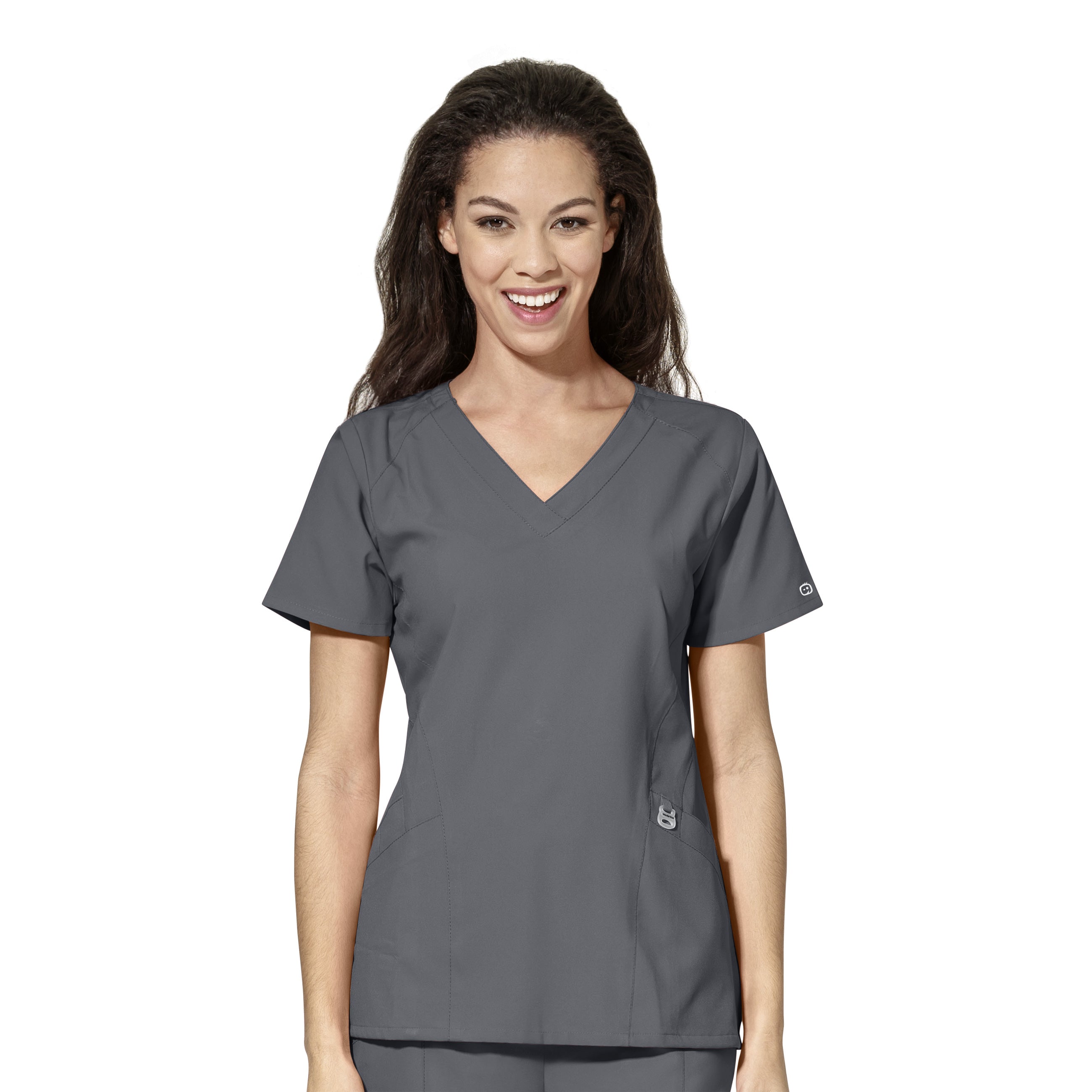 WonderWink W123 Women's Stylized V-neck Top