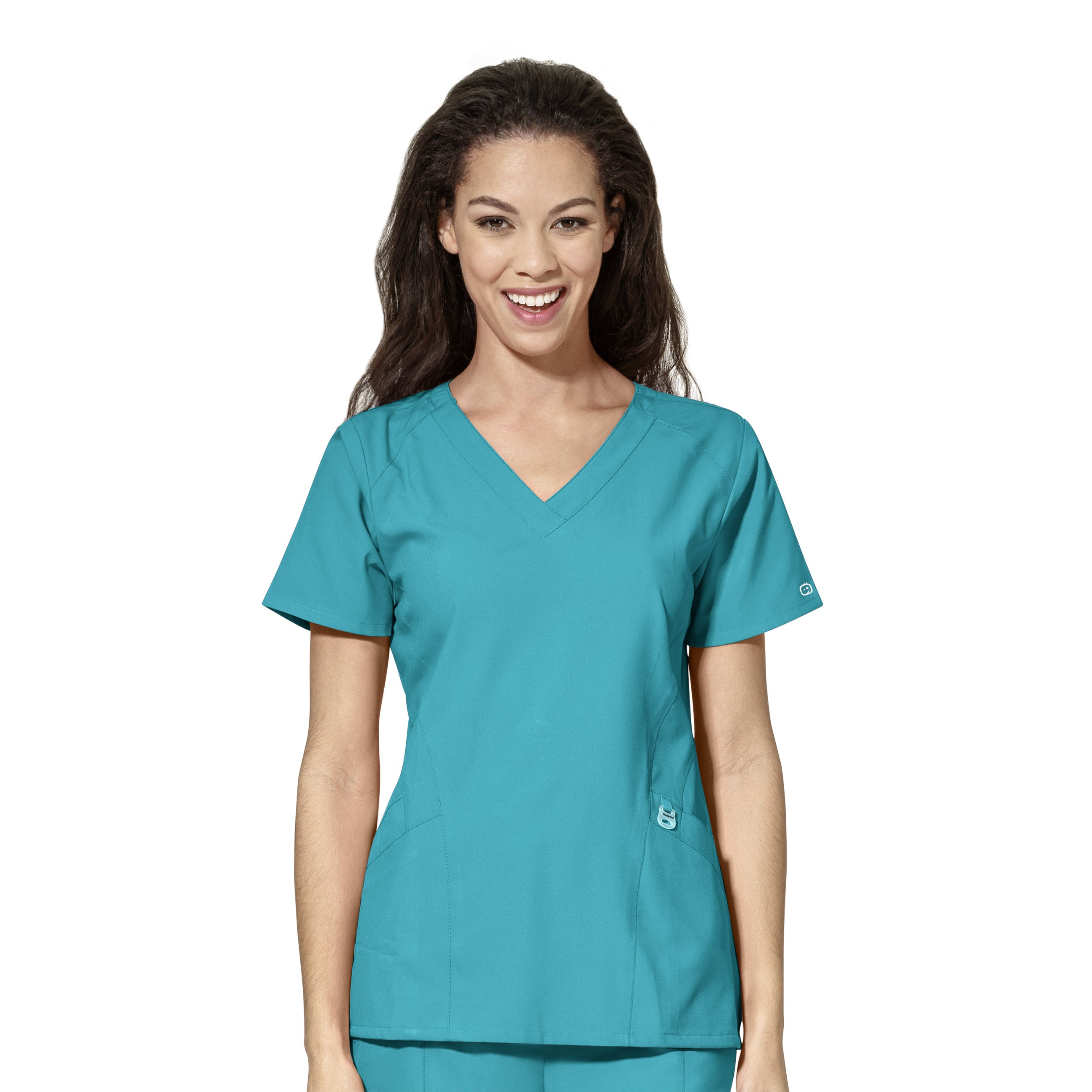WonderWink W123 Women's Stylized V-neck Top