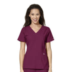 WonderWink W123 Women's Stylized V-neck Top